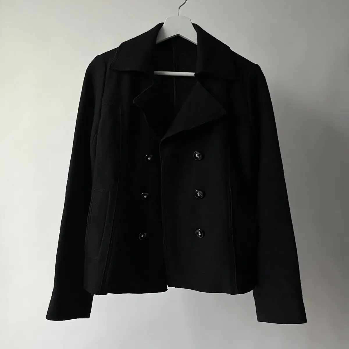 Courreges 90's wool Peacoat cardigan